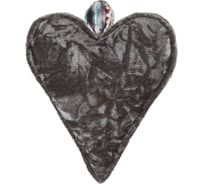 Сердце Karlsbach темно-серое 15x13cm 6 шт. 08954