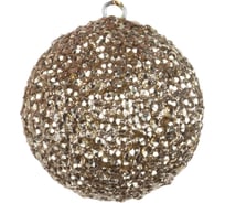 Шар Karlsbach золотой из бисера 7 см 4 шт. 10816
