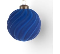 Шар Karlsbach синий, 8 см 3 шт. 12479