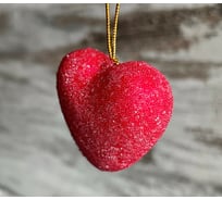 Сердце Karlsbach красное засахаренное 4 см Ш13096