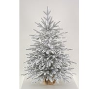 Настольная ель MAX CHRISTMAS Max Christmas Семирамида 0.7 м, заснеженная, пенек, мешковина СЕМЗ 07