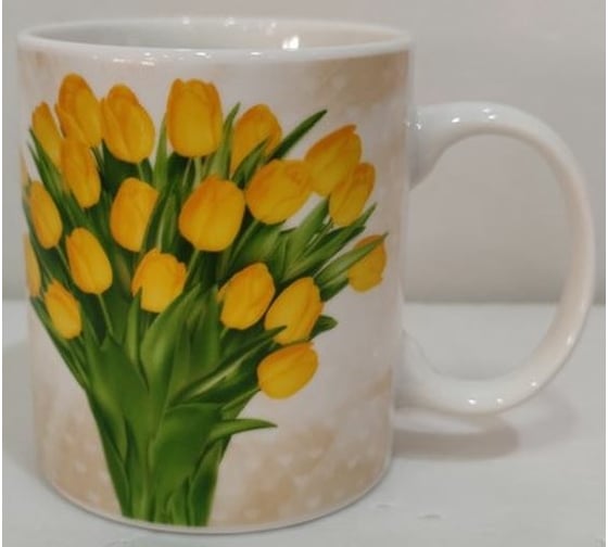 Кружка Olaff NEW BONE CHINA 350 мл, 6 шт в упаковке, упаковка - гофрокороб 135-08028