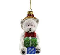 Елочное украшение ручной работы Магия праздника Мишка 11 см NY19