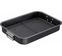 Глубокий противень-гриль Regent inox Linea EASY с решеткой 42x30.5x6.3 см 93-CS-EA-2-12