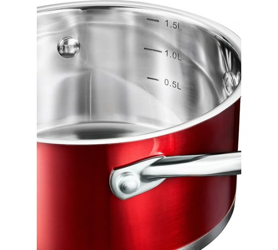 Кастрюля Regent inox 1.6л/16см с крышкой Linea STENDAL 93-SD-02