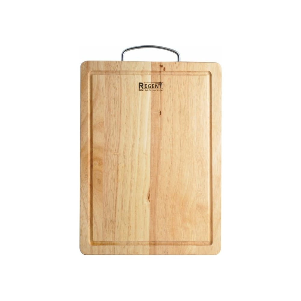 Прямоугольная разделочная доска Regent Inox Bosco с металлической ...
