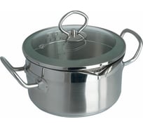Кастрюля Regent Inox PASTA vitro 1.8 л стеклянная крышка 16x9 см 93-PSv-02