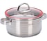 Кастрюля Regent Inox STORIA vitro 5.4 л стеклянная крышка 24x12 см 93-STv-05 1