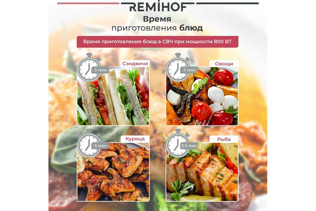 Гриль для микроволновой печи Remihof TOASTIC ЦБ-00000320