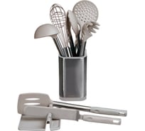 Кухонный набор Remihof Korn 9 предметов, серый, капучинатор в подарок ЦБ-00000118