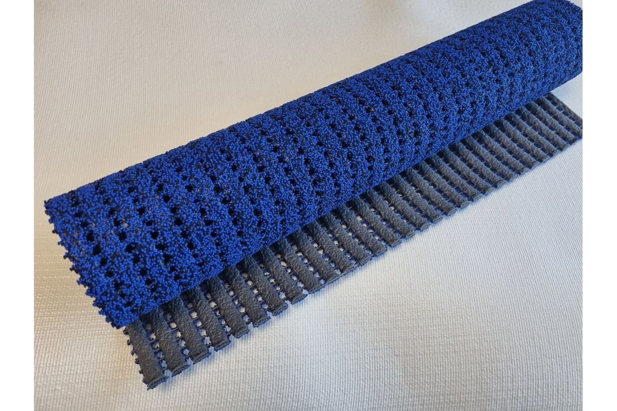 Противоскользящая грязезащитная дорожка AKO Safety Mat синий, 120x500 ...