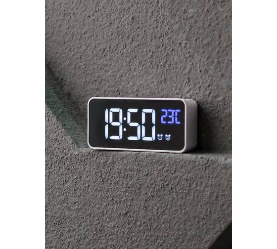 Электронные часы с будильником Artstyle CL-W80WBL