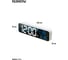 Электронные часы с будильником Artstyle CL-W81WBL 9