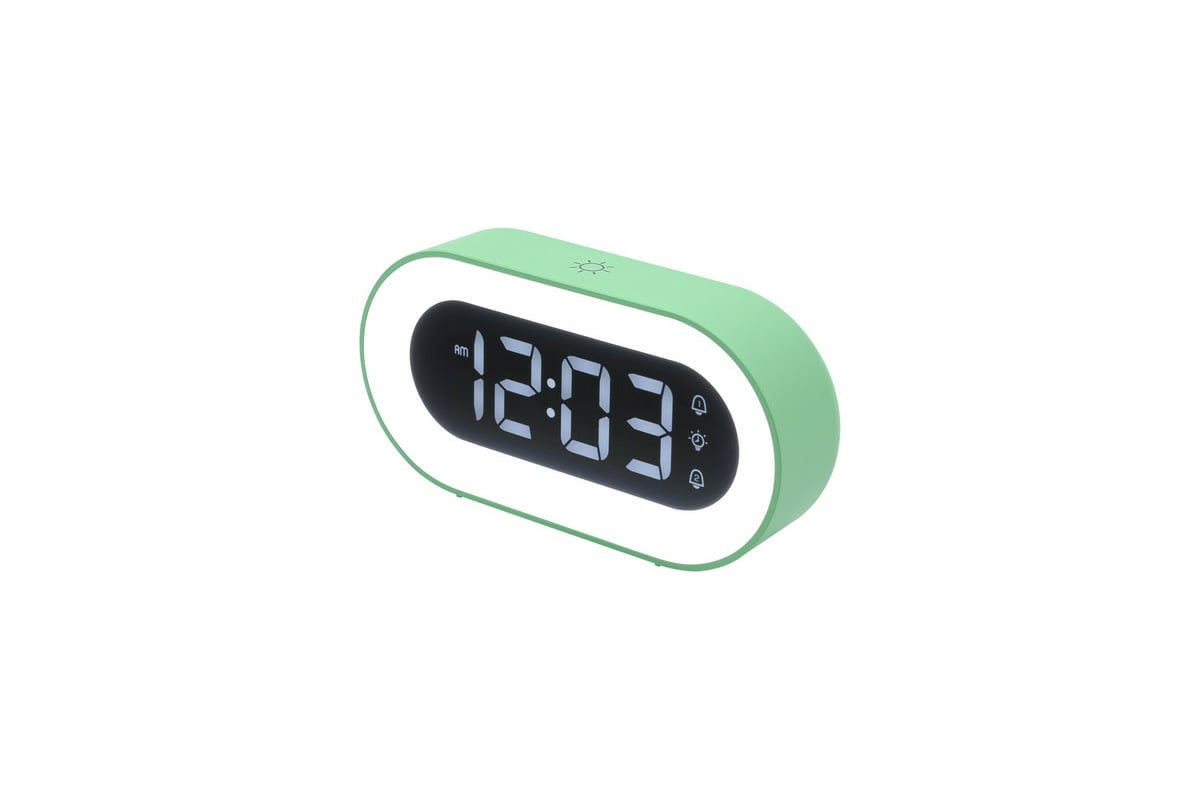 Электронные часы с будильником, ночником Artstyle CL-88GRW - выгодная .