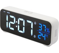 Электронные часы с будильником, термометром, гигрометром Artstyle CL-82WW