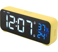 Электронные часы с будильником, термометром, гигрометром Artstyle CL-82YW