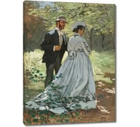 Картина ООО Первое ателье репродукция Завтрак на траве. Базиль и Камилла (этюд) 60x81 см ps110984-3