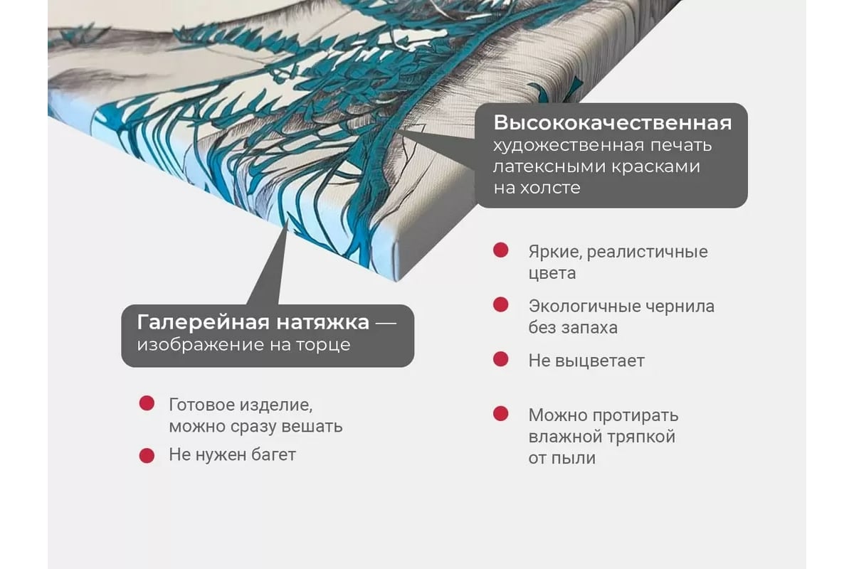 Картина ООО Первое ателье репродукция Бетховенский фриз. Хор ангелов  (фрагмент) 60x81 см ps107943-3