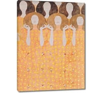 Картина ООО Первое ателье репродукция Бетховенский фриз. Хор ангелов (фрагмент) 35x47 см ps107943-1