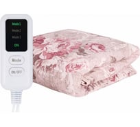 Электропростынь EcoSapiens linen пионы, 150x90 см S290