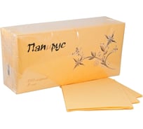 Бумажная салфетка Папирус желтая, 33x33 см, 3 слоя, 250 шт. ПС-С11942