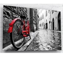 Картина на стекле ARTABOSKO красный велосипед 40x60 OMR-02-100-04