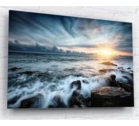 Картина на стекле ARTABOSKO закат на море 40x60 OMR-02-18-04