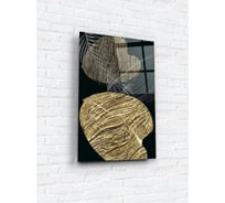 Картина на стекле ARTABOSKO золотые листочки 1 40x60 WBR-01-622-04