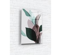 Картина на стекле ARTABOSKO Акварельные листики 1 40x60 WBR-05-799-04
