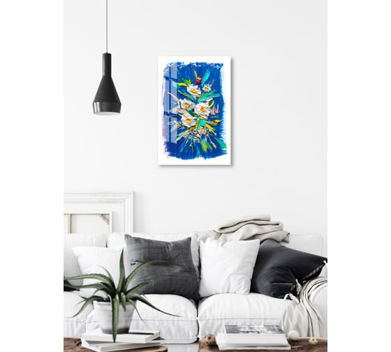 Картина на стекле ARTABOSKO Блум 24 40x60 WBR-11-728-04