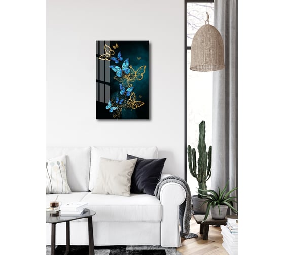 Картина на стекле ARTABOSKO Бабочки 1 40x60 WBR-01-709-04
