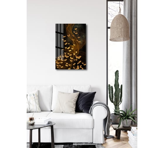 Картина на стекле ARTABOSKO Бабочки 2 40x60 WBR-01-710-04