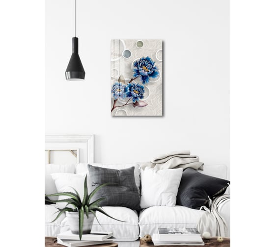Картина на стекле ARTABOSKO Блум 11 40x60 WBR-11-686-04