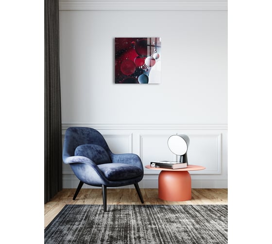 Картина на стекле ARTABOSKO Бабл 1 40x40 WBR-12-1003-03