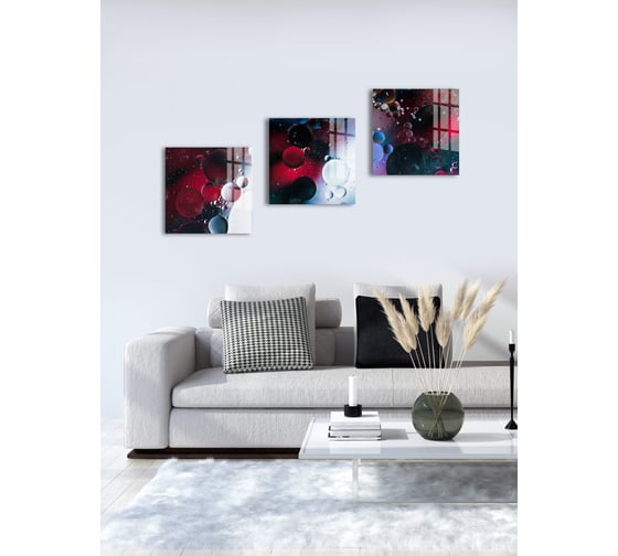 Картина на стекле ARTABOSKO Бабл 1 40x40 WBR-12-1003-03