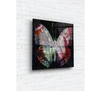 Картина на стекле ARTABOSKO текстурная бабочка 6 40x40 см WBR-05-899-03