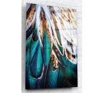 Картина на стекле ARTABOSKO пёрышко 2 40x60 WBR-07-211-04