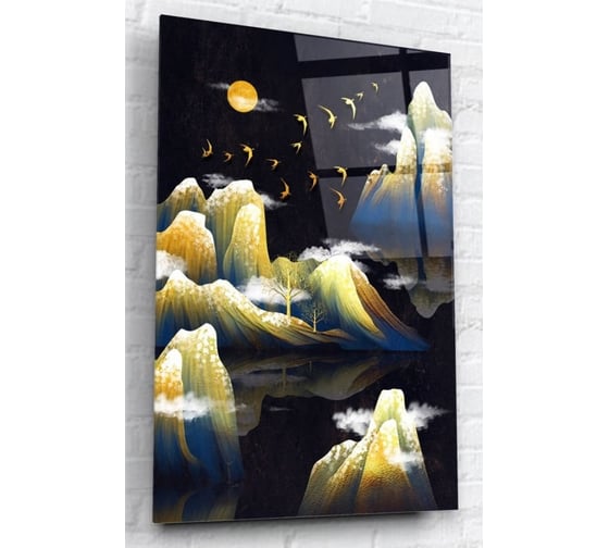 Картина на стекле ARTABOSKO таинственный лес 7 40x60 WBR-01-292-04 1