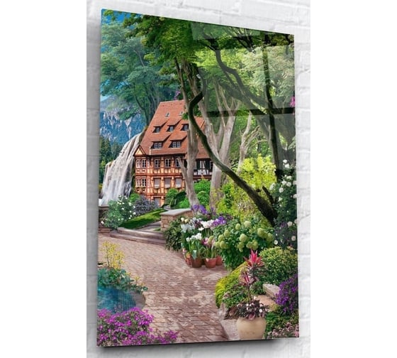 Картина на стекле ARTABOSKO релакс в Андерматте 3 40x60 WBR-01-416-04 1