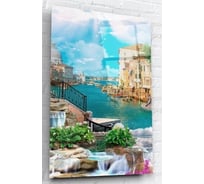 Картина на стекле ARTABOSKO релакс в Венеции 2 40x60 WBR-01-418-04