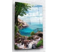 Картина на стекле ARTABOSKO релакс в Позитано 1 40x60 WBR-01-420-04