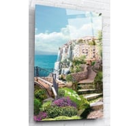 Картина на стекле ARTABOSKO релакс в Позитано 2 40x60 WBR-01-421-04