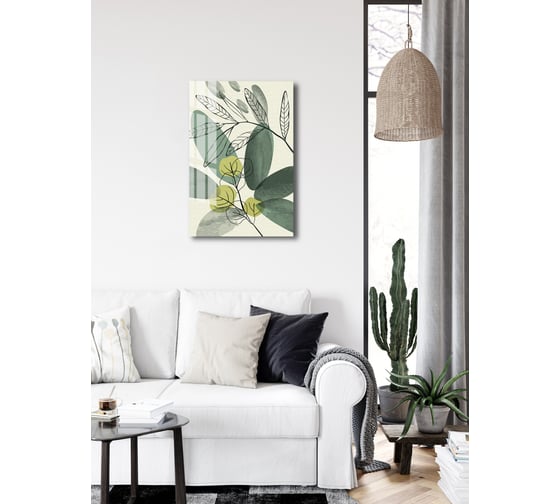 Картина на стекле ARTABOSKO Веточки 1 40x60 WBR-01-756-04/1