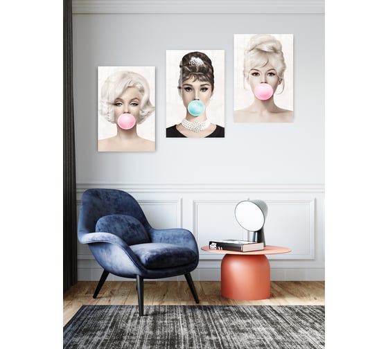 Картина на стекле ARTABOSKO Знаменитость 1 40x60 WBR-06-817-04