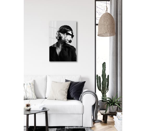 Картина на стекле ARTABOSKO Дым 3 40x60 WBR-01-1039-04
