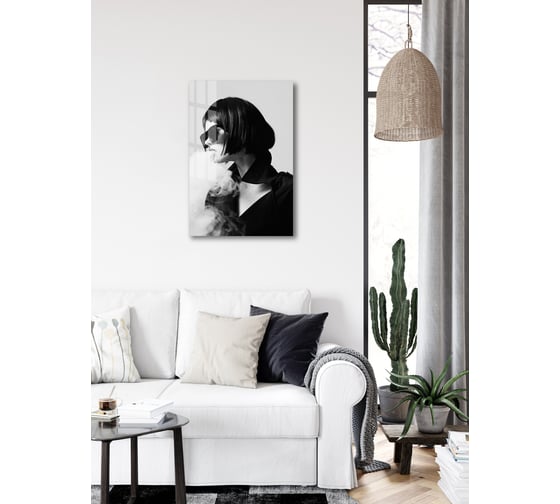 Картина на стекле ARTABOSKO Дым 1 40x60 WBR-01-1037-04
