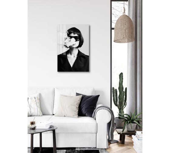 Картина на стекле ARTABOSKO Дым 2 40x60 WBR-01-1038-04