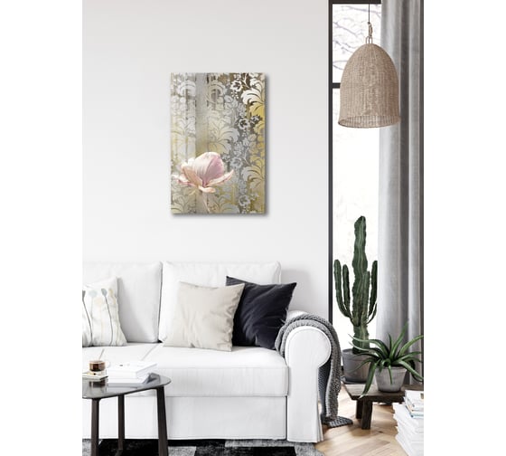 Картина на стекле ARTABOSKO Вензеля 1 40x60 WBR-01-1118-04