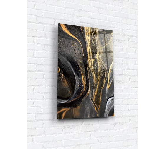 Картина на стекле ARTABOSKO Золотое омбре 2 40x60 WBR-01-1074-04 1