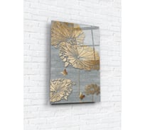 Картина на стекле ARTABOSKO Золотые бабочки 3 40x60 WBR-01-1042-04